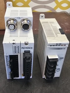 2PC KEYENCE SL-U2 POWER SUPPLY + SL-R11 LIGHT CURTAIN CONTROLLER - Picture 1 of 6