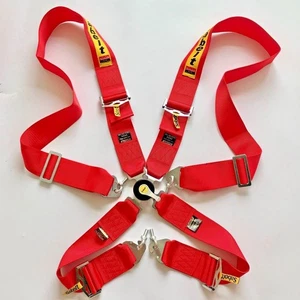 Sabelt Sport Hosenträger Gurt 4 Punkt 2 Zoll rot - Bild 1 von 10