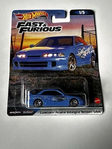 Hot Wheels Premium Fast and Furious CUSTOM ACURA INTEGRA SEDAN GSR Mia Toretto - Picture 1 of 2