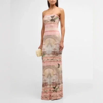 Новый с Ярлыками Alice + Olivia Versailles Delora без бретелек лодыжки платье - размер 6 - Изображение 1 из 4