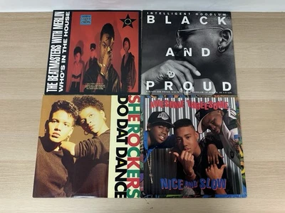 4 Rap/Hip-Hop 12" Singles Lot: 1990: Beatmasters/Intelligent Hoodlum/She Rockers - Image 1 of 4