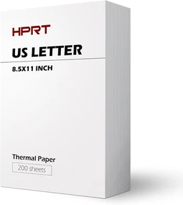 Thermal Paper US Letter Size for Portable Thermal Printer Compatible with MT8... - Picture 1 of 7