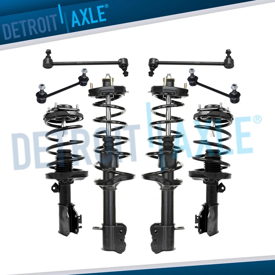Puntal delantero y trasero 8 piezas con resortes helicoidales + barras estabilizadoras para Mazda Protege5 2002 2003 Foto 1 de 4