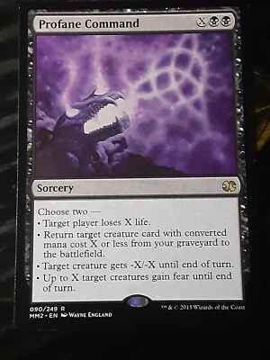Profane Command x1 , Modern Masters 2015 , NM , MTG , FREE SHIPPING - Image 1 of 2