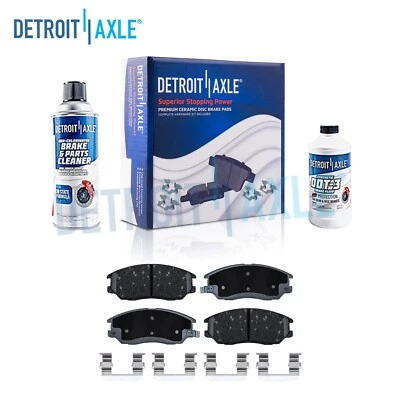 Передние керамические тормозные колодки + оборудование для 2003-2005 Hyundai XG350 2004-2006 Amanti - Изображение 1 из 4