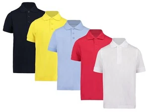 Kustom Kit KK406 Boys Girls Childs Kids Klassic Poly/Cotton Piqué Polo Shirt - Picture 1 of 6