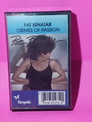PAT BENATAR - Crimes of Passion  CASSETTE TAPE 1980  RARE VERY GOOD CONDITION Foto 1 de 2
