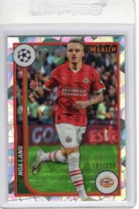 NOA LANG 2023-24 TOPPS MERLIN CROMO UCC REFRACTOR ATÓMICO #99 181/250 - Imagen 1 de 2