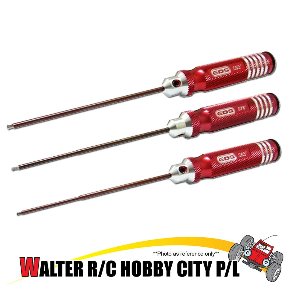 Team EDS RC Car Tools Ball Allen Wrench Set INCH (3) EDS-120882 - Image 1 of 1