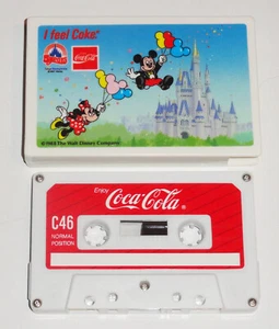 Disney Tokyo Disneyland "I Feel Coke" Coca Cola Fanta Blank Audio Cassette 1988 - Picture 1 of 12