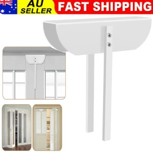 Metal Bifold Door Lock, Closet Door Lock Folding Door Lock White Cabinets Lock - Picture 1 of 12