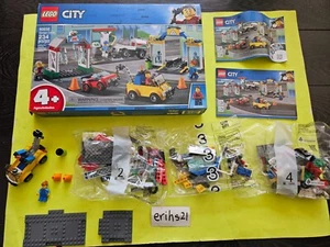 LEGO CITY Garage Center #60232 - 100% Completo Solo 1 bolsa abierta, 3 bolsas selladas - Imagen 1 de 5