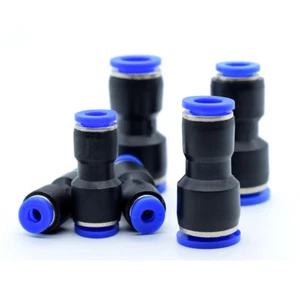 4 6 8 10 12 16 mm IQS Pneumatik Reduzierung Mini-Steckverbiner Schlauchverbinder - Picture 1 of 17