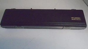 E L Deford Flute Diamond Logo Elkhart 588 woth Original Case Vintage Silver - Picture 1 of 5