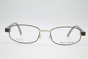 Vintage Brille Marc O Polo 3651 Schwarz Gold Braun Oval Brillengestell