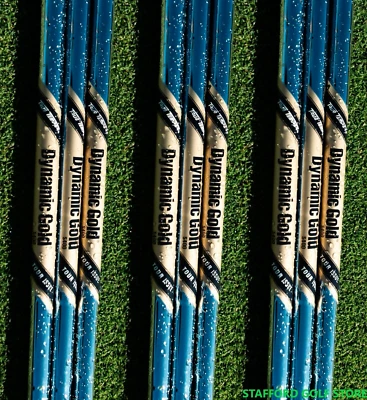 True Temper Dynamic Gold Tour Issue Iron Shafts Set .355 Taper S400/X100 Flex - Image 1 of 4
