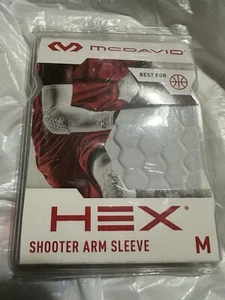 McDavid Hex Shooter Arm Sleeve (White) Size Medium - Picture 1 of 3