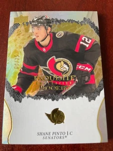 🏒 21-22 EXQUISITE ROOKIES GOLD - SHANE PINTO RC /25 #R-28 OTTAWA SENATORS - Bild 1 von 1