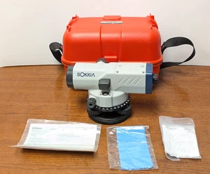Sokkia B40A-25 24X Magnification Automatic Level W/ Case - *Excellent Condition* - Picture 1 of 17