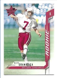 Bill Gramatica 2001 Leaf Rookies & Stars Rookie #200  Arizona Cardinals RC - Picture 1 of 2