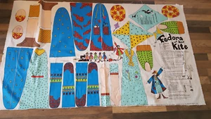 Elinor Bailey Daisy Kingdom Fedora and Her Kite Fabric Panel Instructions Doll - Picture 1 of 8