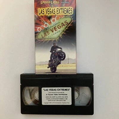 THE LAS VEGAS EXTREMES VHS SPEED LIMIT CYCLE WILD MOTORCYCLE STUNTS VIDEO - Image 1 of 4