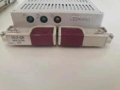 Vintage Compaq 18.2 GB Ultra SCSI Hard Drive w/Caddie or Enclosure Server  - Image 1 of 4