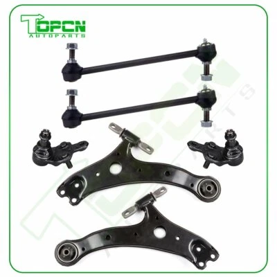 6x Control Arms Ball Joints Sway Bars For 2002-09 Toyota Camry Lexus ES300 RX330 - Изображение 1 из 4