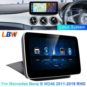 10.25'' Car Linux Screen Wireless Carplay For Benz B W246 2011-2019 RHD Stereo - Imagen 1 de 12