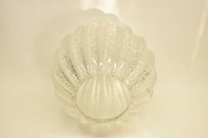 Mid Century Murano Barovier & Toso Large Ceiling Pendant Lamp Globe Shade 1960s - Picture 1 of 9