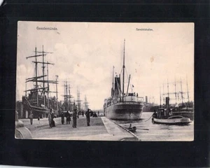 I0365 Transport Ships Geestemunde Handel Bremen PU1908 vintage postcard - Picture 1 of 2