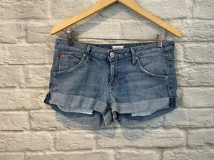 Pantalones cortos para mujer Hudson Hampton con puños lavado medio talla 28 - Imagen 1 de 5