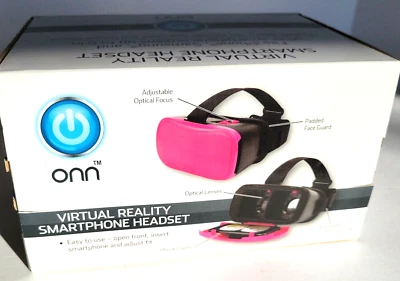 Nuevo Onn Realidad Virtual Smartphone Auriculares Rosa Samsung iPhone Pantalla de hasta 6" Foto 1 de 4