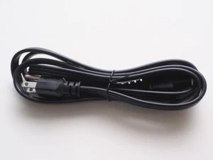 3 Prong Power Cable - Black, 6ft - Picture 1 of 2