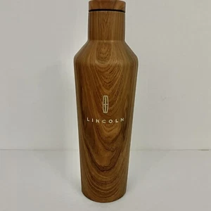 Botella aislada cantina grano de madera Lincoln Motor Company 16 oz - Imagen 1 de 7