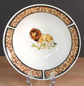 Safari by Tabletops unbegrenzter männlicher Löwe 7 Zoll Suppe Müslischüssel Dschungel Tierdruck - Bild 1 von 6