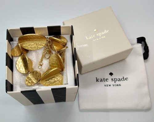 NIB Kate Spade Metal Petal Bracelet~Gold~Gorgeo