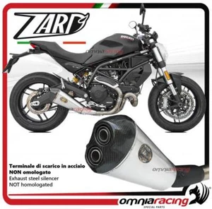 Zard exhaust steel silencer racing for Ducati Monster 797 2017> - Picture 1 of 5