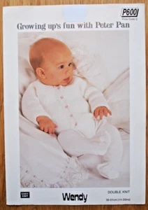 Wendy Knitting Pattern Pamphlet P600 - GROWING UP'S FUN WITH PETER PAN - in DK - Picture 1 of 1