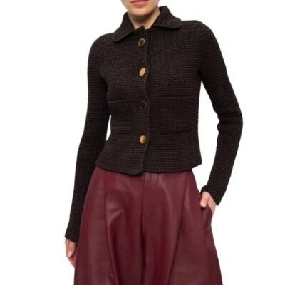 CHAQUETA ELÁSTICA CROCHET BOTTEGA VENETA TALLA M/L, 44 IT NUEVA Foto 1 de 4