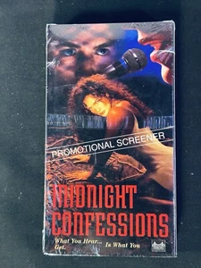 Midnight Confessions VHS Sealed Rare Unedited Version 1995 Triboro Video - Picture 1 of 4
