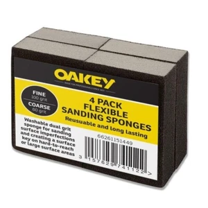 Oakey Black Flexible Schleifschwämme - fein 100g/grob 60g 4er Pack - Bild 1 von 1