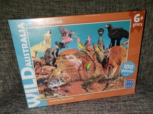 Rompecabezas Wild Australia The Outback 100 piezas canguro emú águila dingo - Imagen 1 de 8