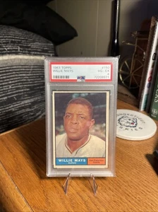 1961 TOPPS⚾️WILLIE MAYS #150 PSA 4💰VG-EX👈SAN FRAN GIANTS 👉VINTAGE HOF LEGEND! - Picture 1 of 3