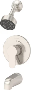 S-6702-1.5-TRM-STN Identity Einhand 1-Spray Wanne und Dusche Wasserhahn Verkleidung in - Bild 1 von 4