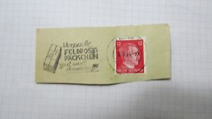 German postmark wrap feldpost parcels Good & permanent 1944 A31