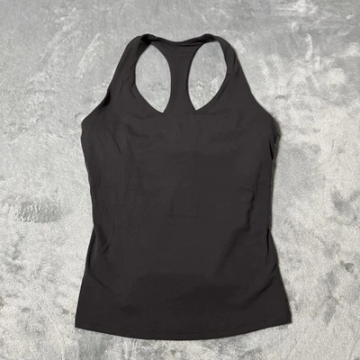 Patagonia Women’s Racerback Tank Top M Black Built In Bra Athletic Outdoor Gym - Image 1 of 4