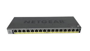 Netgear GS116LP 16 ports PoE + commutateur Gigabit non géré + alimentation - Photo 1/2