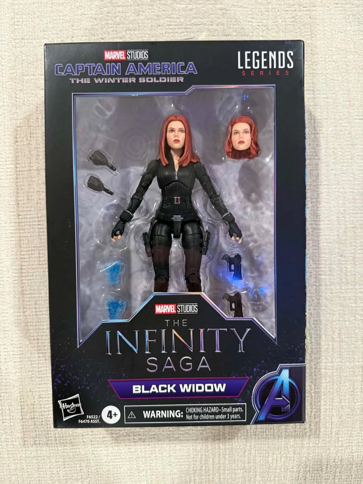 Figura de acción Hasbro Marvel Legends Infinity Saga Black Widow 6” película MCU nueva Foto 1 de 1