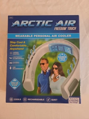 New in Box Arctic Air Freedom Personal Air Cooler - Portable 3-Speed Neck Fan - Image 1 of 4